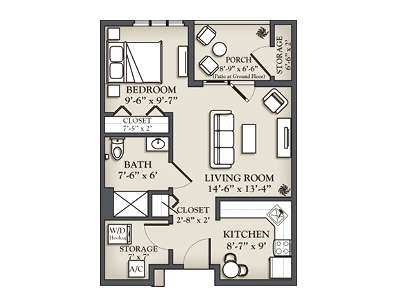 Studio floor plan