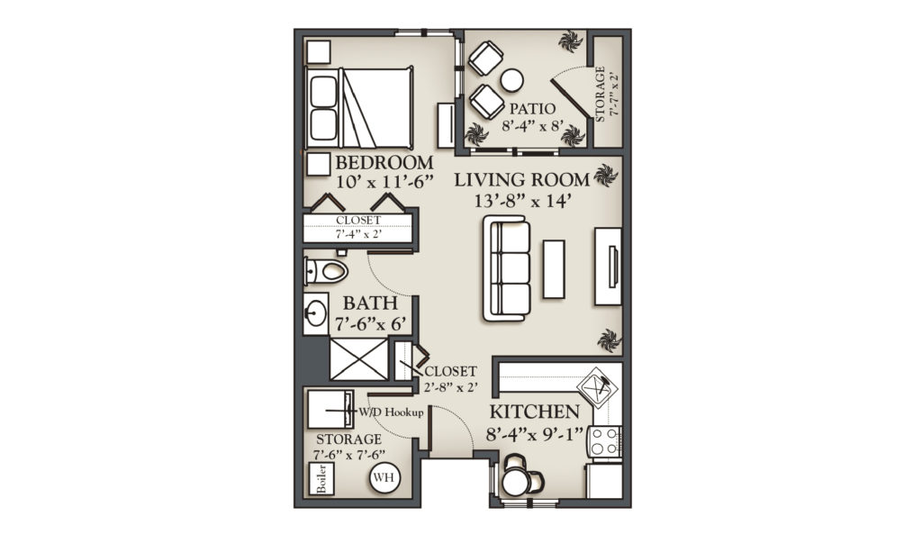 Studio floor plan