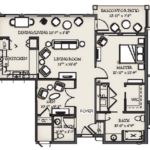 1BRD OBK (2G) 1120 sq. ft.