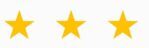 Three star rating.